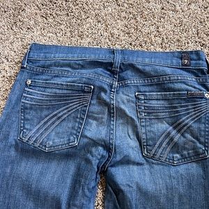 7FAM Medium Wash Flare Jeans